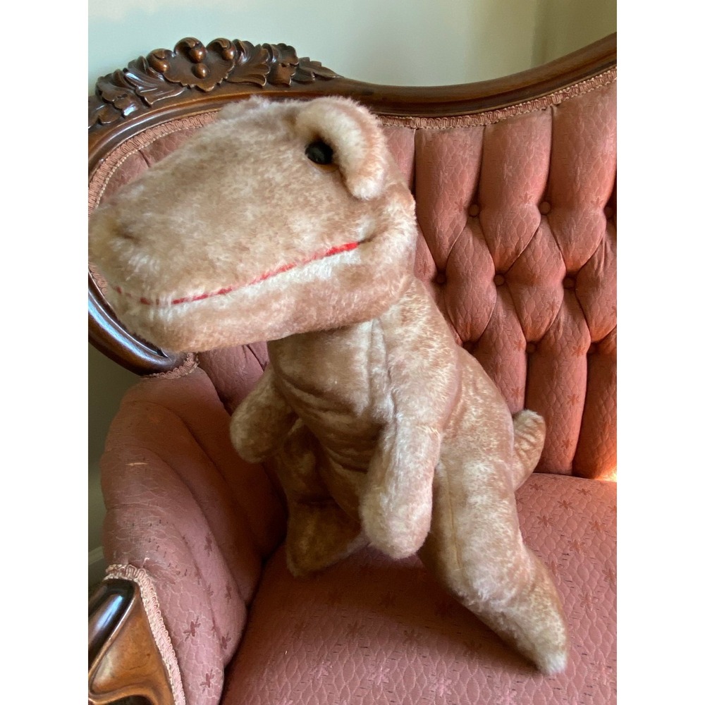 Vintage Animal Fair Stuffed Dinosaur T Rex Tyrannosaurus Plush 23" Large s71